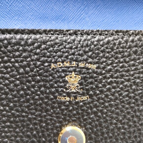 ADMJ Clutch Bag Black Leather mon-312-091325 - Picture 9 of 9